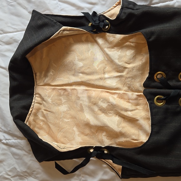 Long underbust corset with collar BNWOT - Picture 2 of 9